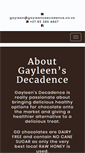 Mobile Screenshot of gayleensdecadence.co.za